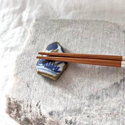 [Kintsugi Chopstick Rest] <Beauty> Gold Kintsugi Made in Japan Cutlery Rest Kanji