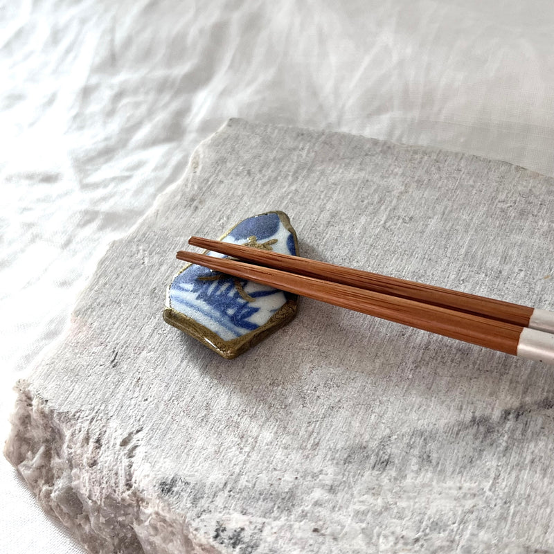 [Kintsugi Chopstick Rest] <Beauty> Gold Kintsugi Made in Japan Cutlery Rest Kanji