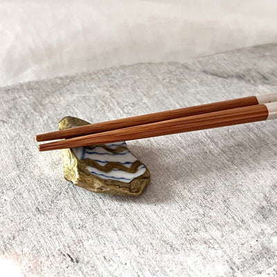 [Kintsugi Chopstick Rest] < Wave> Gold Kintsugi Made in Japan Cutlery rest