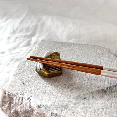 [Kintsugi Chopstick Rest] < Stripe > Gold Kintsugi Made in Japan Cutlery Rest