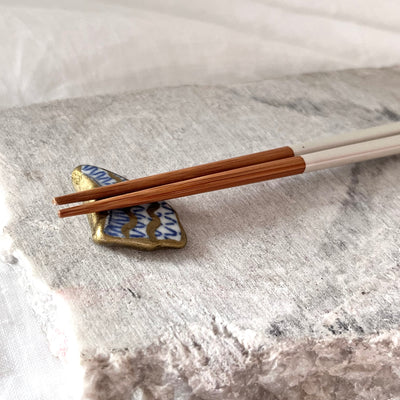 [Kintsugi Chopstick Rest] < Wave> Gold Kintsugi Made in Japan Cutlery rest