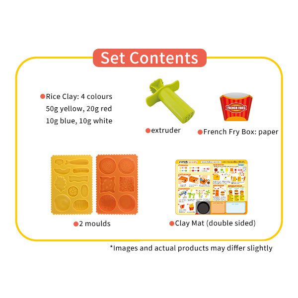 Rice Clay All-in-One Sets: Sushi, Burgers, Ramen, Cake, Ice Cream