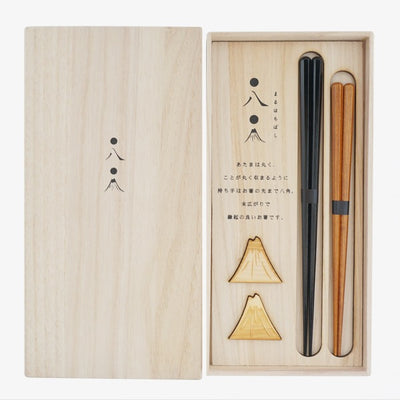【日本製筷子】兵左衛門 丸八夫妻對筷組 0818-03