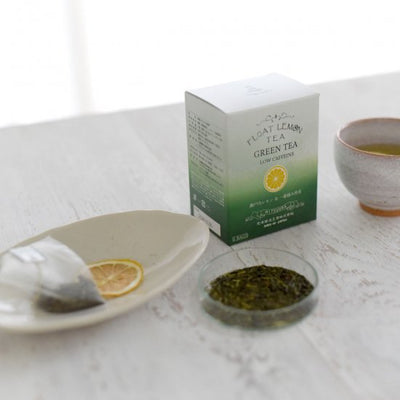 【ชาแบรนด์ญี่ปุ่น】Mitsuura ชุดของขวัญ ชามะนาวลอยแก้ว Float Lemon Tea FLT White Box (Green Tea Premium×2, Green Tea Low Caffeine×1) 0825-09