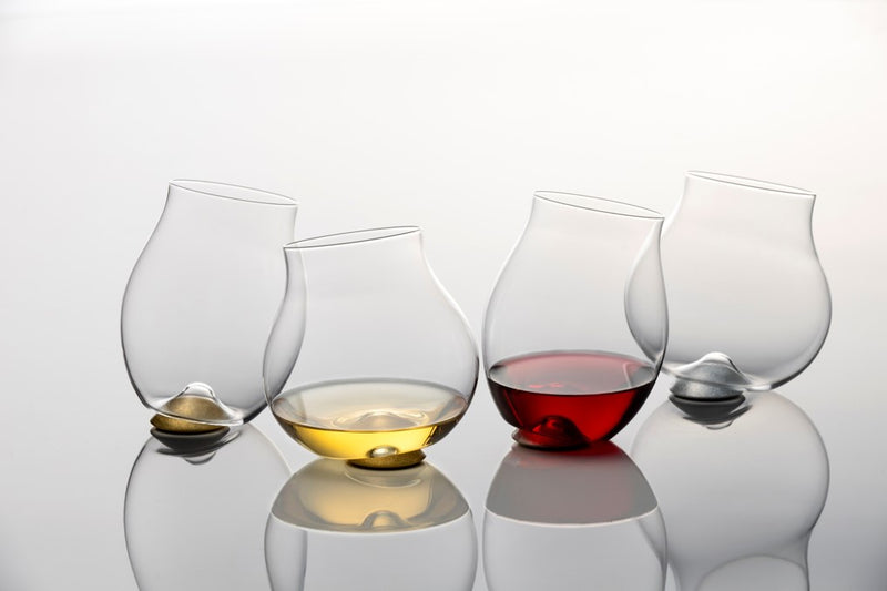 Cute & Round Wine glass AROWIRL - Burgundy (2 Colors) 1030-09