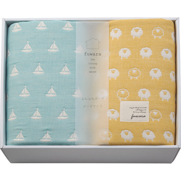 【嬰兒用品】日本製 NAKAMORI六層輕柔紗布巾 (2件組) 1016-16