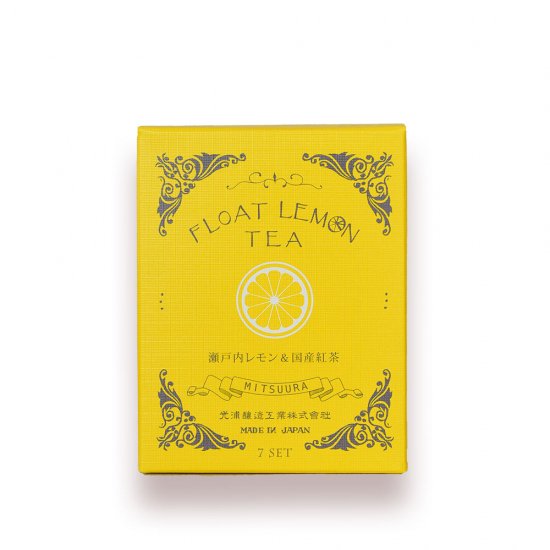 【ชาแบรนด์ญี่ปุ่น】Mitsuura ชุดของขวัญ ชามะนาวลอยแก้ว Float Lemon Tea FLT White Box (Float Lemon Tea, LemonHearts Tsukigase, Ginger Lemon Tea) 0825-10