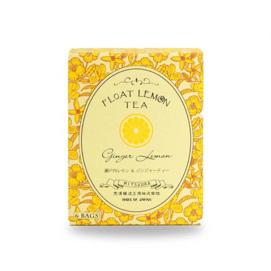 【ชาแบรนด์ญี่ปุ่น】Mitsuura ชุดของขวัญ ชามะนาวลอยแก้ว Float Lemon Tea FLT White Box (Jasmine Lemon Tea, Roobois Lemon Tea, Ginger Lemon Tea) 0825-08