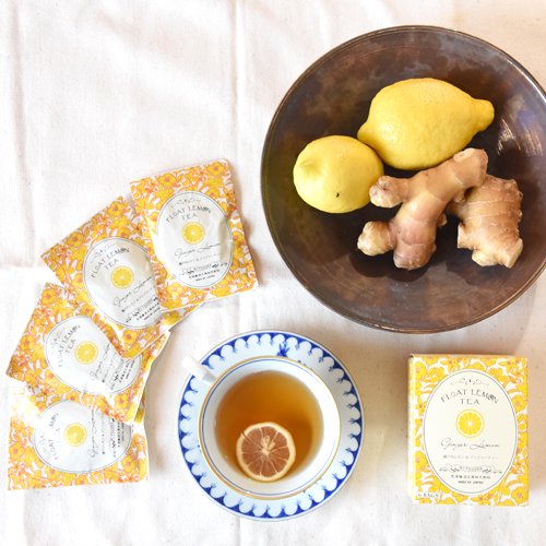 【ชาแบรนด์ญี่ปุ่น】Mitsuura ชุดของขวัญ ชามะนาวลอยแก้ว Float Lemon Tea FLT White Box (Jasmine Lemon Tea, Roobois Lemon Tea, Ginger Lemon Tea) 0825-08