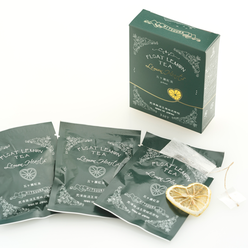 【Japanese Tea】Mitsuura Jozo Float Lemon Tea White Box Gift (Lemon Hearts Tsukigase, Lemon Hearts Izumo, Lemon Hearts Gokase) 0825-07
