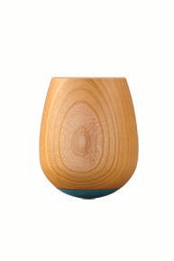 【日本製木杯】Cup AKA SWING 可愛圓滾滾木質紋路 1113-08