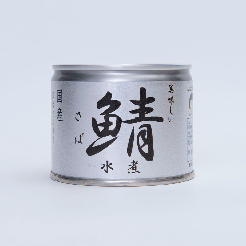 【Made & Canned in Shizuoka, Japan】Delicious Boiled Mackerel (Silver Can) (Set of 3) 0811-10