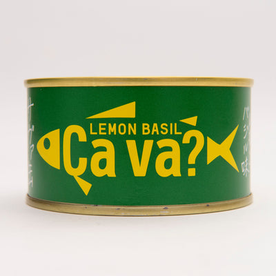 【IWATEKENSAN】Ça va? Canned Mackerel - LEMON BASIL Flavor (Set of 3) 0728-05