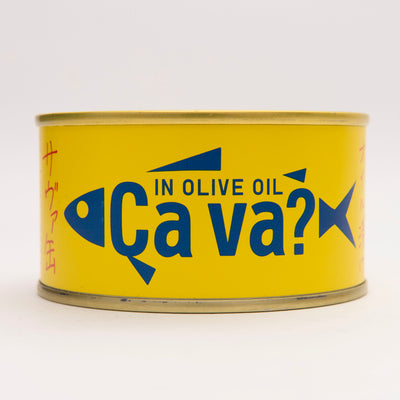 【IWATEKENSAN】Ça va? Canned Mackerel - Pickled in Olive Oil (Set of 3) 0728-04