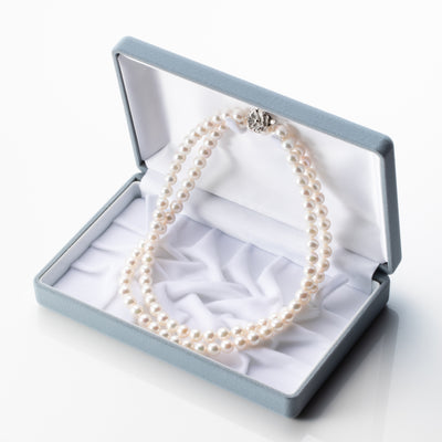 【Made in Japan】AKOYA PEARL 7.5mm Long Necklace 80cm 220225-02