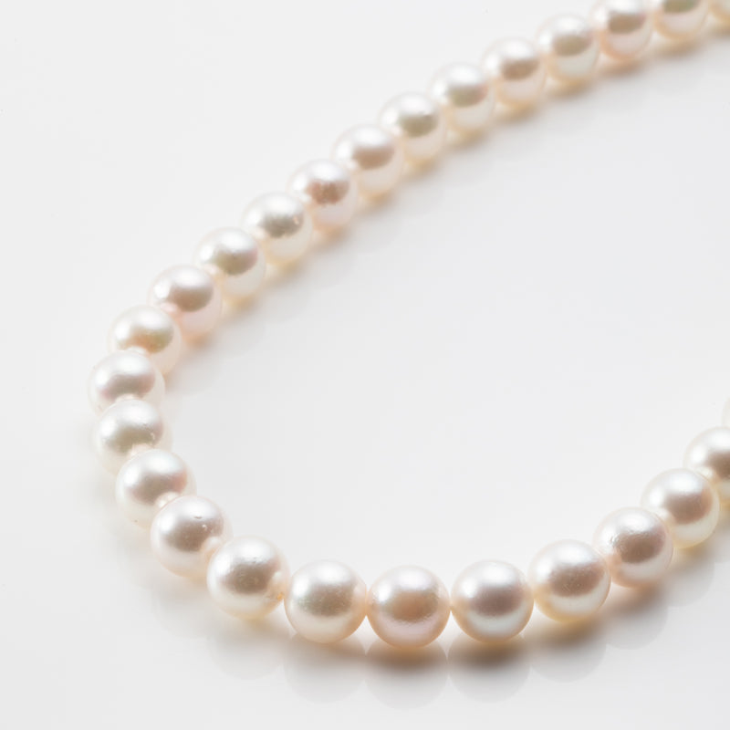【Made in Japan】AKOYA PEARL 7.5mm Long Necklace 80cm 220225-02