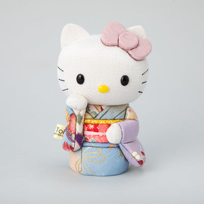 【日本限定】和服Hello Kitty招財貓 (5色可選) 1127-09
