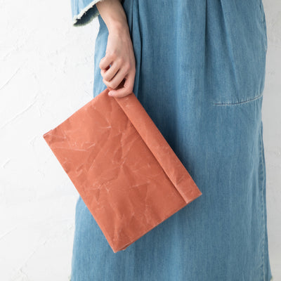 【Japanese paper】SIWA Clutch Bag (Wide) 1127-01