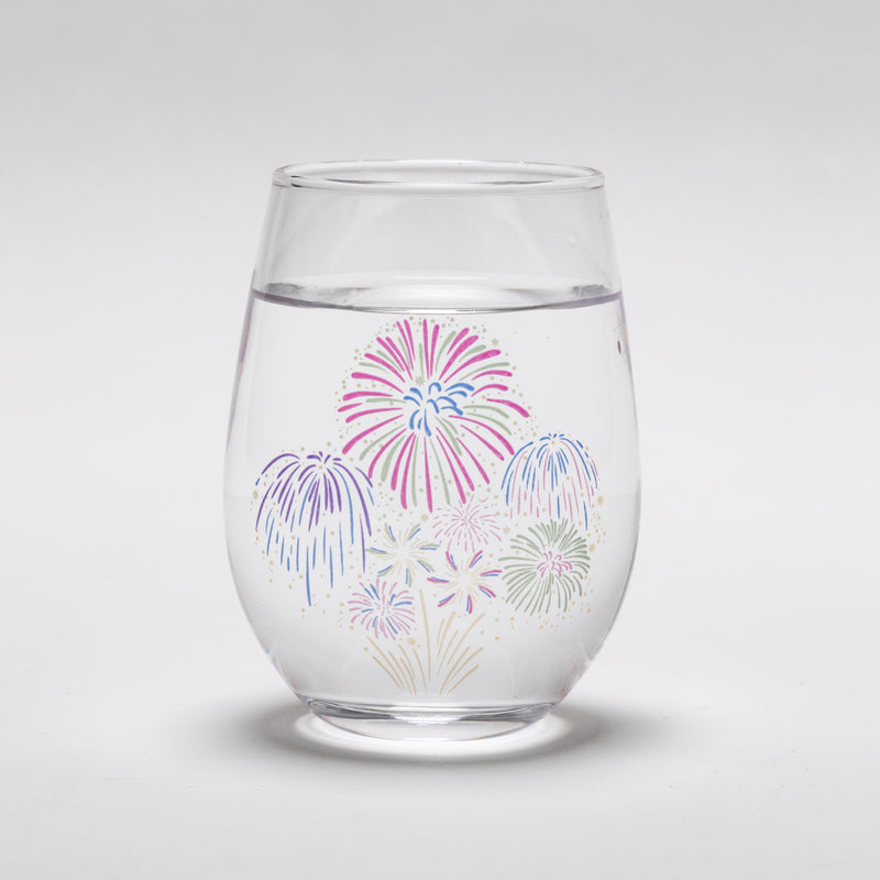 [Glass]Japan Four Seasons Magic Glass 4 Pieces 220114-09