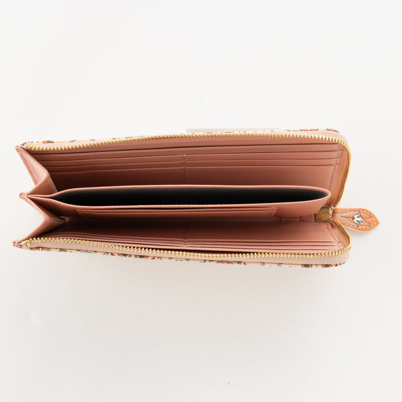 [Wallet] ASAKUSA BUNKO L-shaped Zipper Long Wallet : Silkroad 220713-07