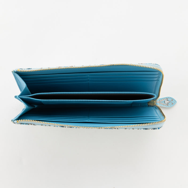 [Wallet] ASAKUSA BUNKO L-shaped Zipper Long Wallet : Silkroad 220713-07