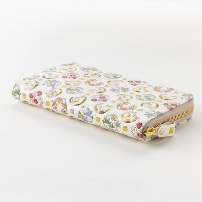 [Wallet] ASAKUSA BUNKO U-shaped Zipper Long Wallet : Mike (Calico Cat) 220713-03