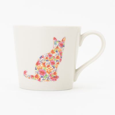 [Mug Cup] Color & Design Change Thermal Glaze Cat Mug 220114-02