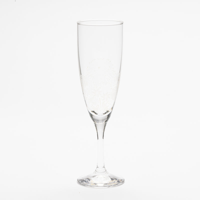 【丸モ高木陶器】冷感煙火 / 櫻花 香檳玻璃杯 對杯組 220622-02