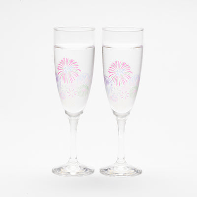 [MARUMO TAKAGI]  Color-Changing Magic Champagne Glass - Pair Set 220622-02