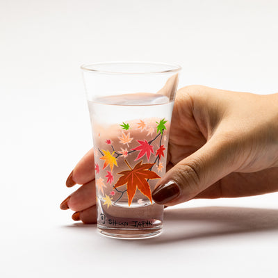 [Sake Glass]  Japan Four Seasons  Magic Glass 4 Pieces 220114-07