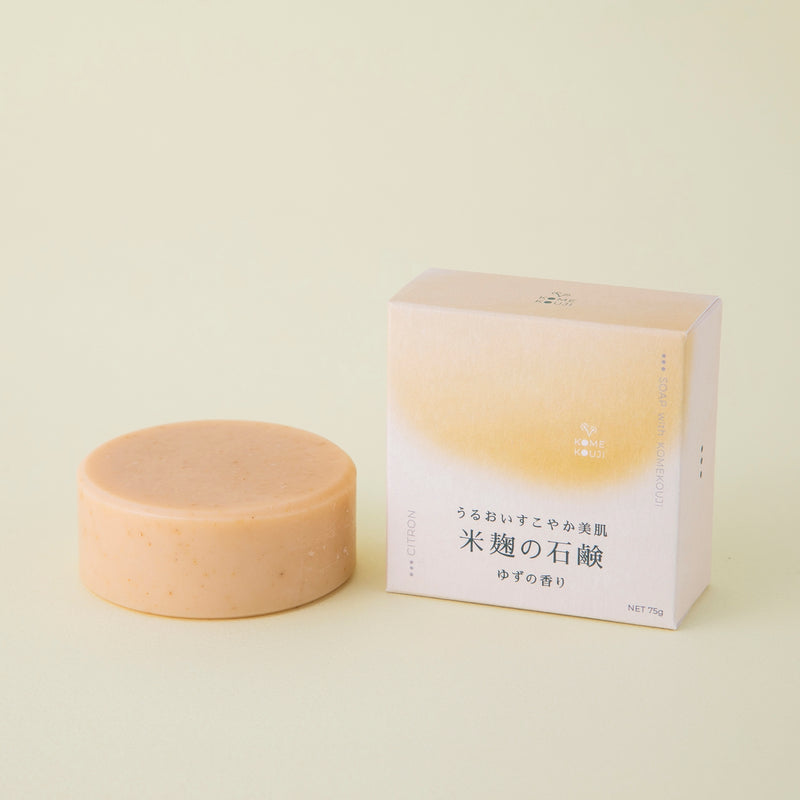 【成分天然】「菱六」米麴肥皂 無添加物 京都麴屋老鋪出品 (4香味可選) 0212-24