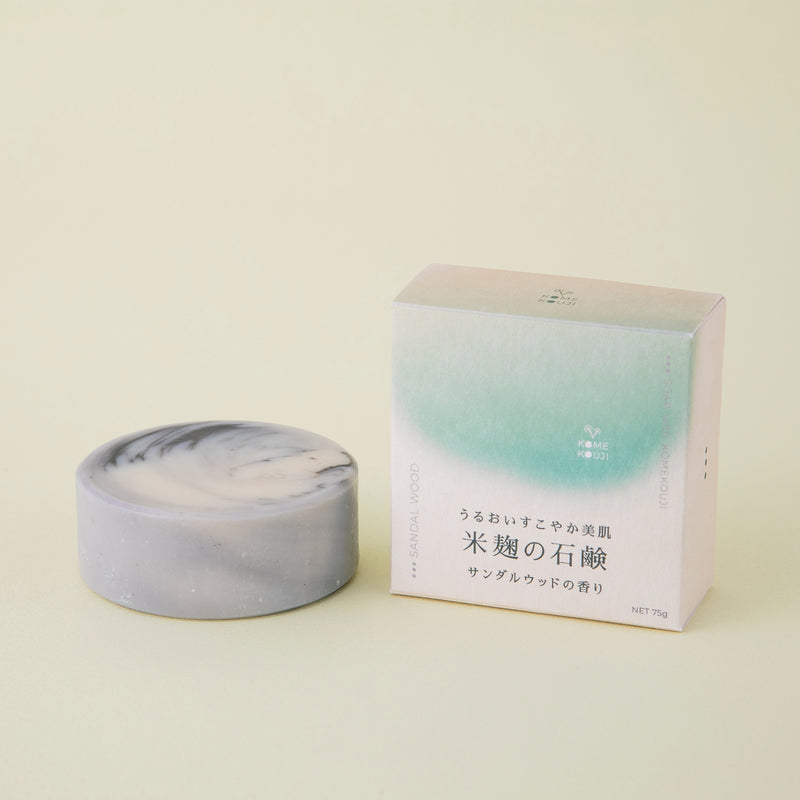 【成分天然】「菱六」米麴肥皂 無添加物 京都麴屋老鋪出品 (4香味可選) 0212-24