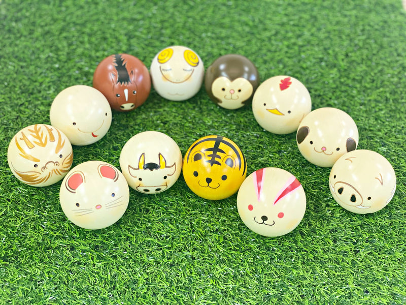【Made in Japan】Usaburo Kokeshi Doll - Yurakoro (Small) Japanese Zodiac (12 types) (Only few left in stock) 0616-05