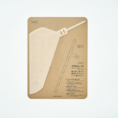 【Straws Made in Japan】Mitsuura Jozo STROLL_01 (Set of 4 Types) 0825-01