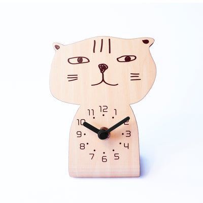 【Made in Japan】chara CATS นาฬิกาตั้งโต๊ะ 0922-08