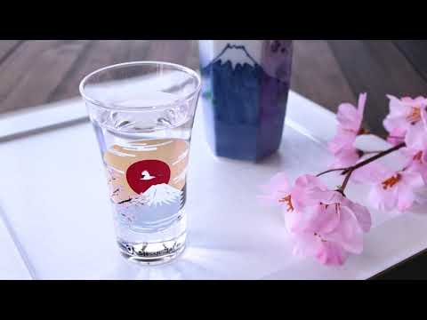 【日本製】冷感富士山 天開玻璃杯 對杯組 220114-04-2