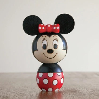 【Made in Japan】Usaburo Minnie Mouse Kokeshi Doll 211201-05
