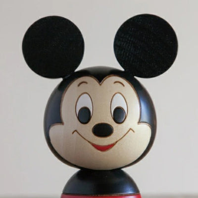 【Made in Japan】Usaburo Mickey Mouse Kokeshi Doll 211201-04