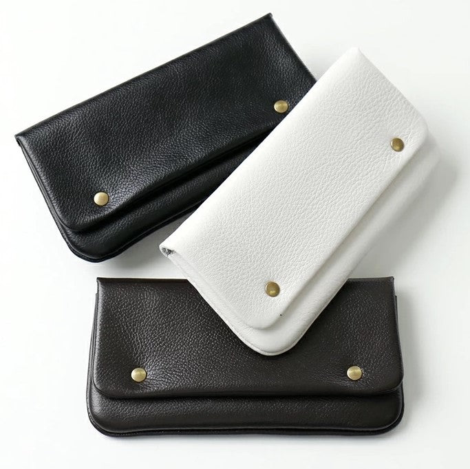 【Japan Leather Maker】<REDMOON> Soft Leather Tracker Long Wallet 1106-08