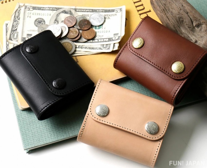 Made in Japan REDMOON Bifold half-size tracker wallet